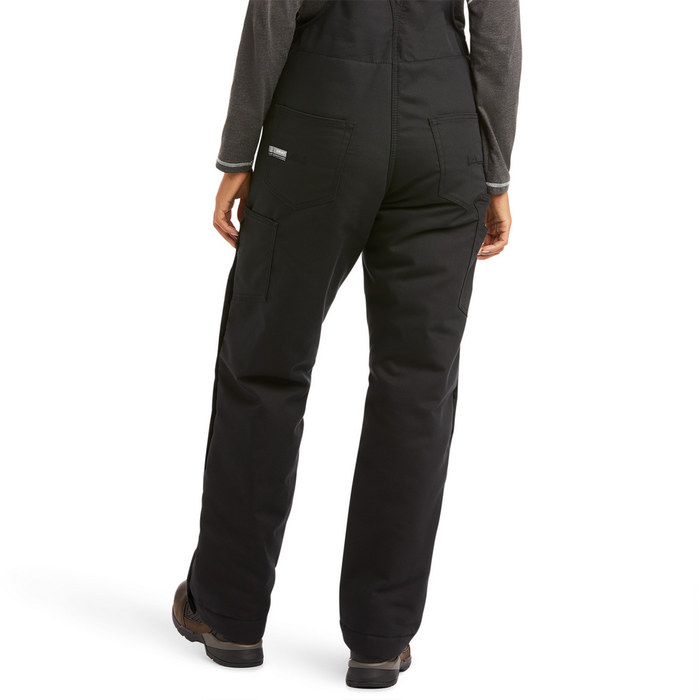 REBAR DURACANVAS INSULATED BIB OVERALL - 001-Black | Ariat 10036669