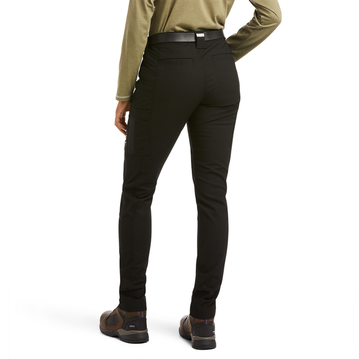 REBAR DURASTRETCH CARGO RIPSTOP PANT - 001-Black | Ariat 10036688