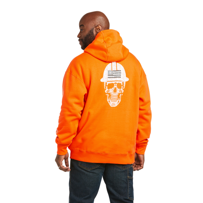 REBAR ROUGHNECK HOODIE - 800-Orange | Ariat 10037617
