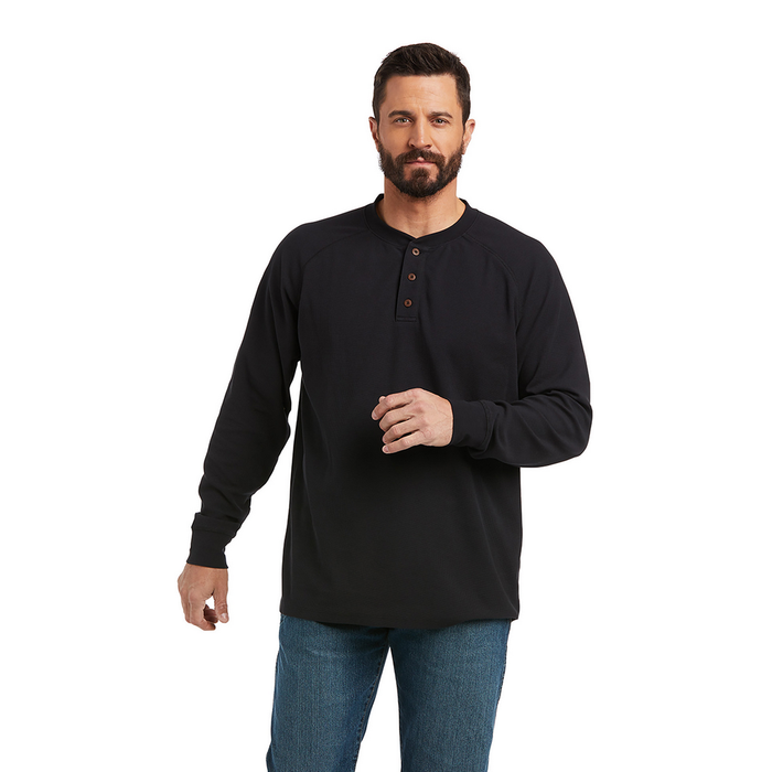 REBAR THERMAL LONG-SLEEVE TEE - 001-Black | Ariat 10037361