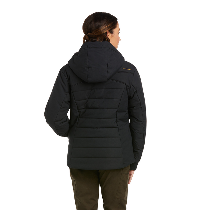 REBAR VALKYRIE STRETCH CANVAS INSULATED JACKET - 001-Black | Ariat 10037609