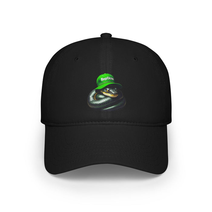 Repticon Low Profile Baseball Cap w/ Black Snake