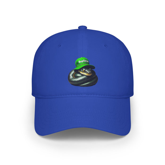 Repticon Low Profile Baseball Cap w/ Black Snake