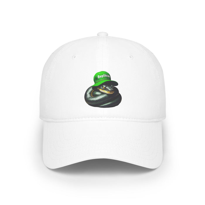Repticon Low Profile Baseball Cap w/ Black Snake