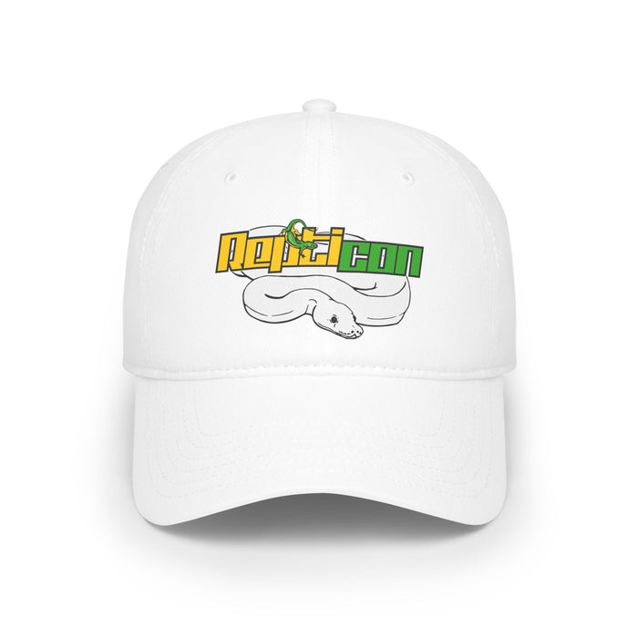 Repticon Low Profile Baseball Cap w/ White Ball Python