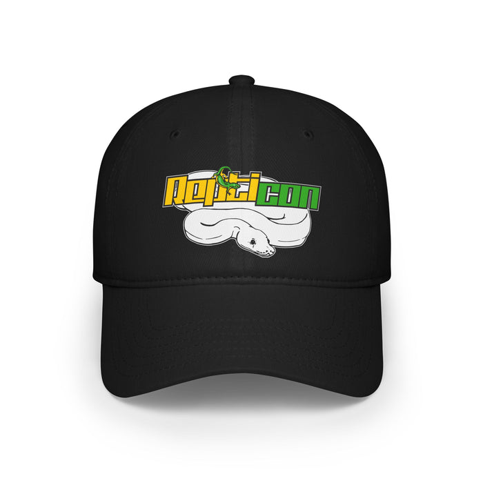 Repticon Low Profile Baseball Cap w/ White Ball Python