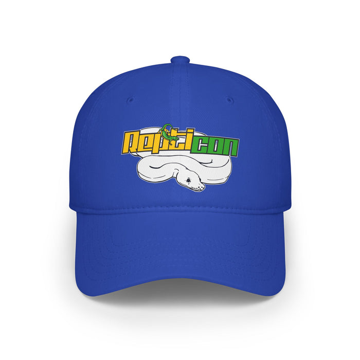 Repticon Low Profile Baseball Cap w/ White Ball Python