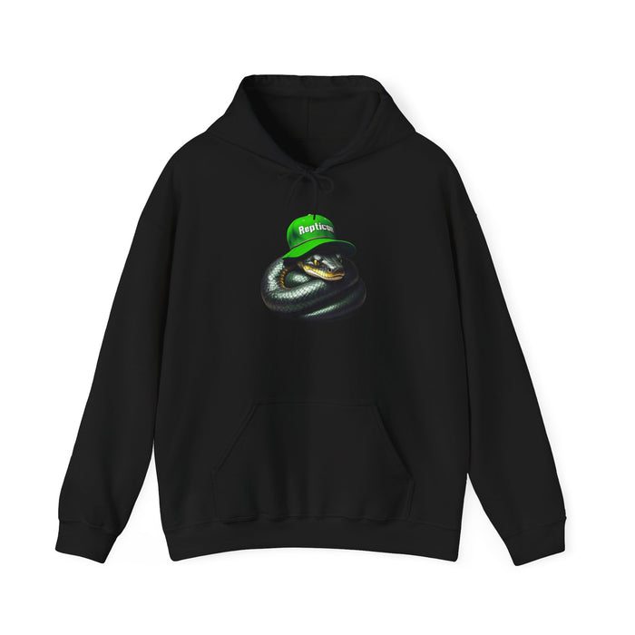 Repticon Men's Heavy Blend™ Hooded Sweatshirt w/ Black Snake