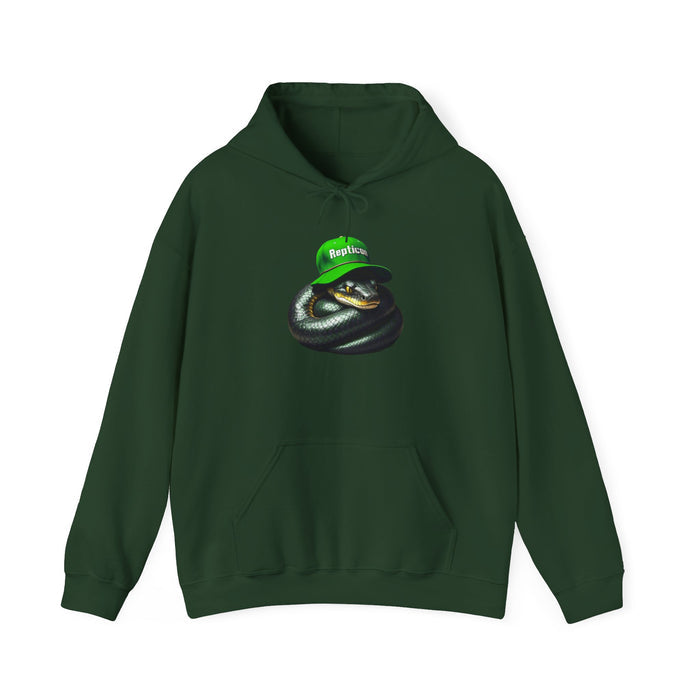 Repticon Men's Heavy Blend™ Hooded Sweatshirt w/ Black Snake