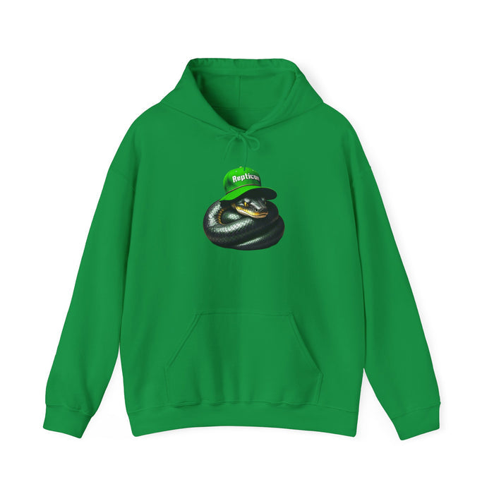 Repticon Men's Heavy Blend™ Hooded Sweatshirt w/ Black Snake