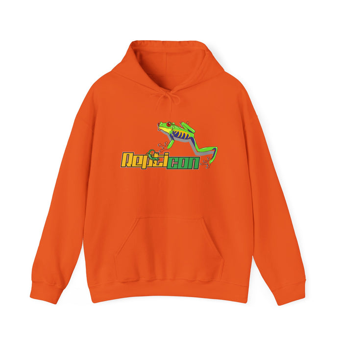 Repticon Men's Heavy Blend™ Hooded Sweatshirt w/ Red-Eyed Tree Frog