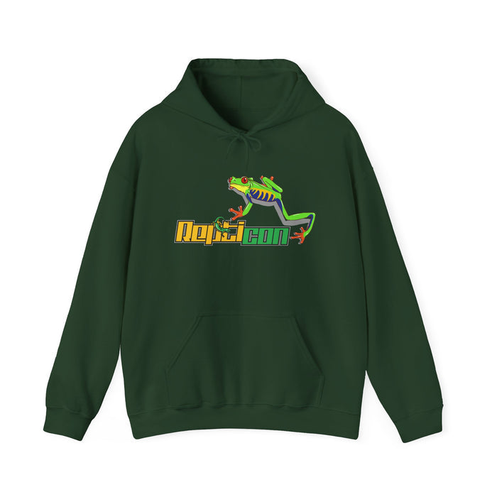 Repticon Men's Heavy Blend™ Hooded Sweatshirt w/ Red-Eyed Tree Frog