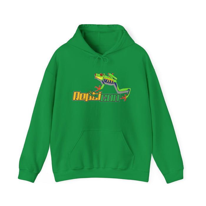 Repticon Men's Heavy Blend™ Hooded Sweatshirt w/ Red-Eyed Tree Frog