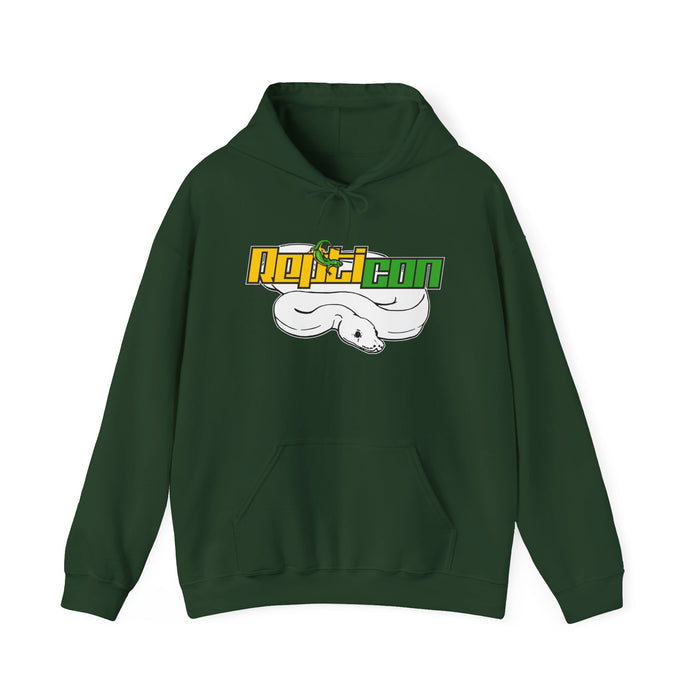 Repticon Men's Heavy Blend™ Hooded Sweatshirt w/ White Ball Python
