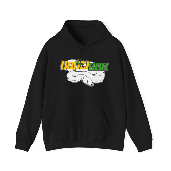 Repticon Men's Heavy Blend™ Hooded Sweatshirt w/ White Ball Python