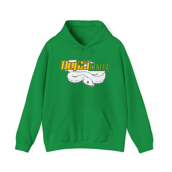 Repticon Men's Heavy Blend™ Hooded Sweatshirt w/ White Ball Python