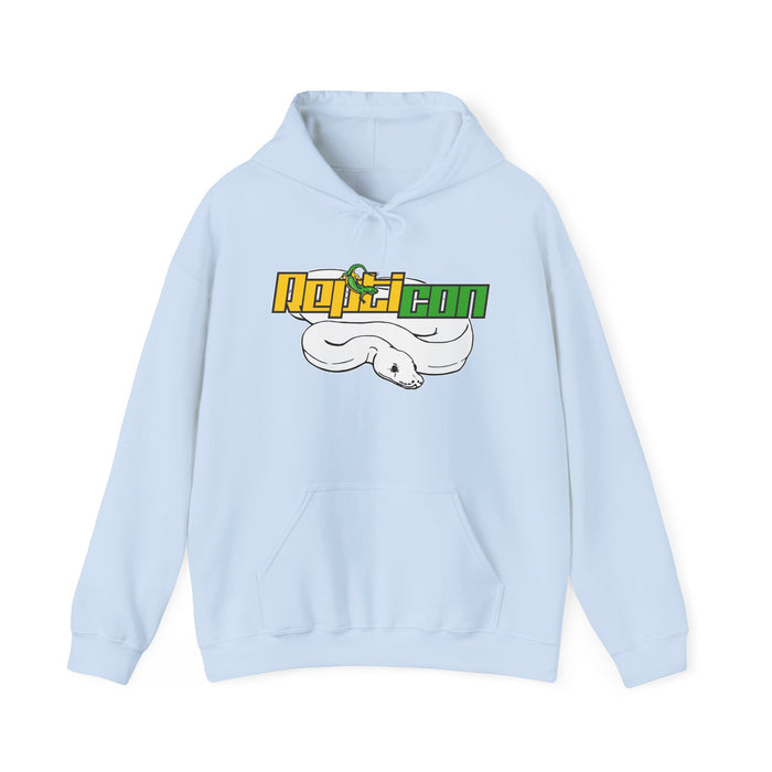 Repticon Men's Heavy Blend™ Hooded Sweatshirt w/ White Ball Python