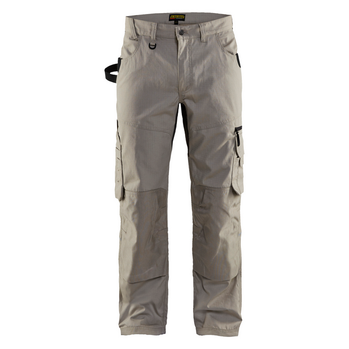 RIP STOP PANTS WITH KNEE POCKETS - 2700-Stone | Blaklader 16901330
