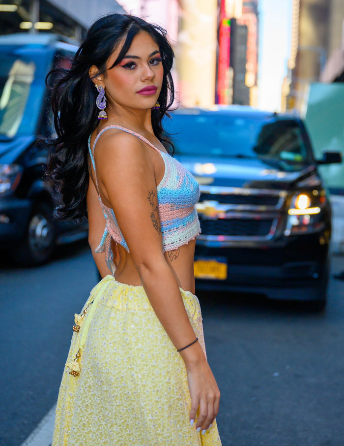 Ruchi's Handmade Crochet Multi Colored Bralette