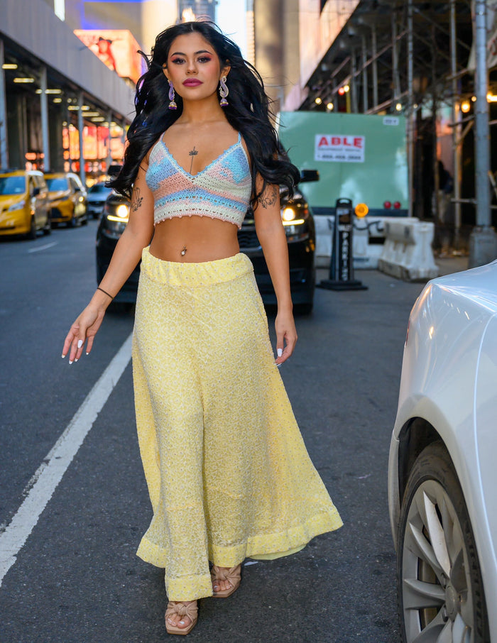 Ruchi's Handmade Crochet Multi Colored Bralette