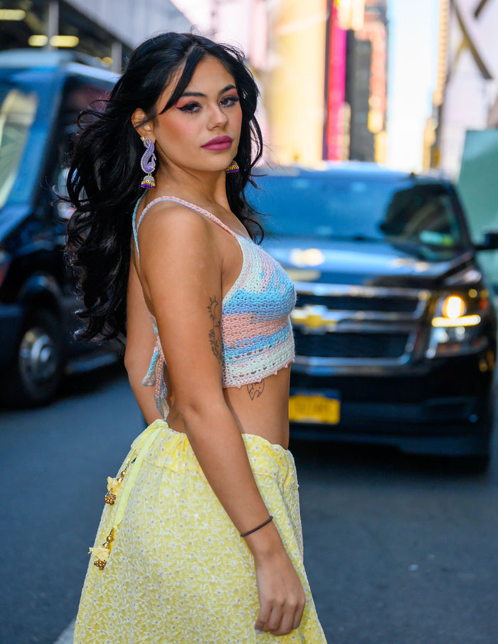 Ruchi's Handmade Crochet Multi Colored Bralette