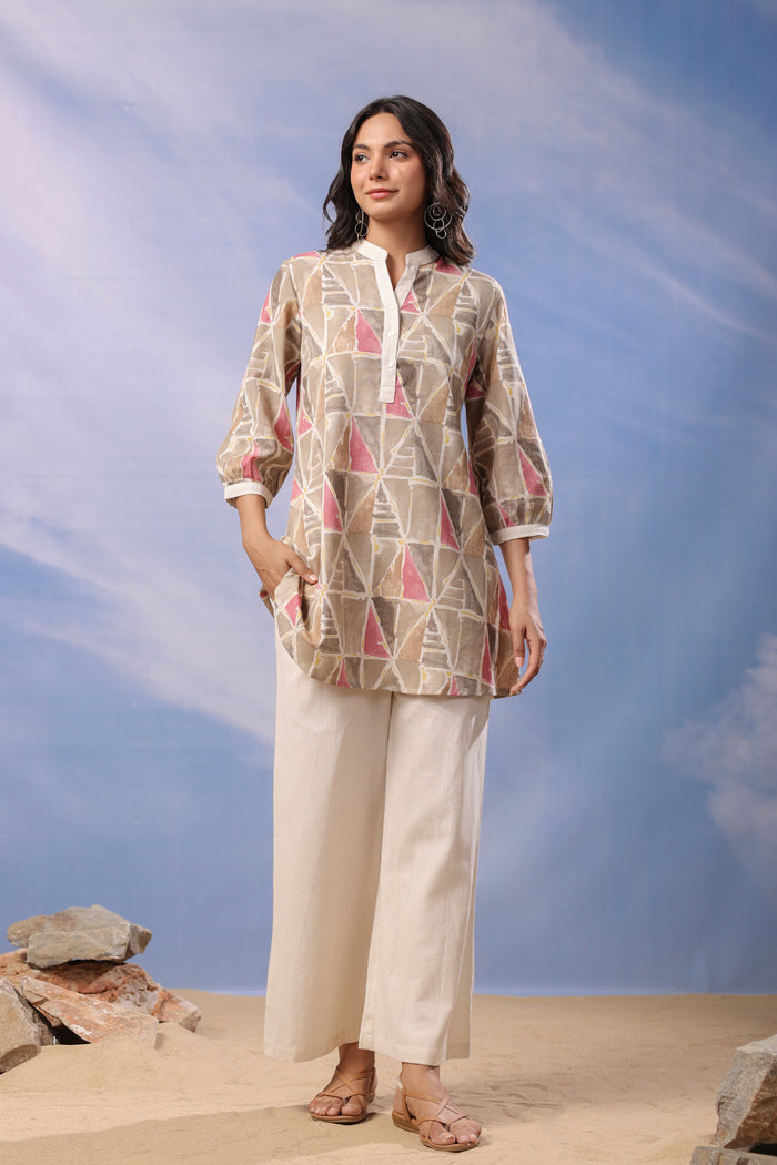 Sandstone Chic Cotton Flex Co-ord Set