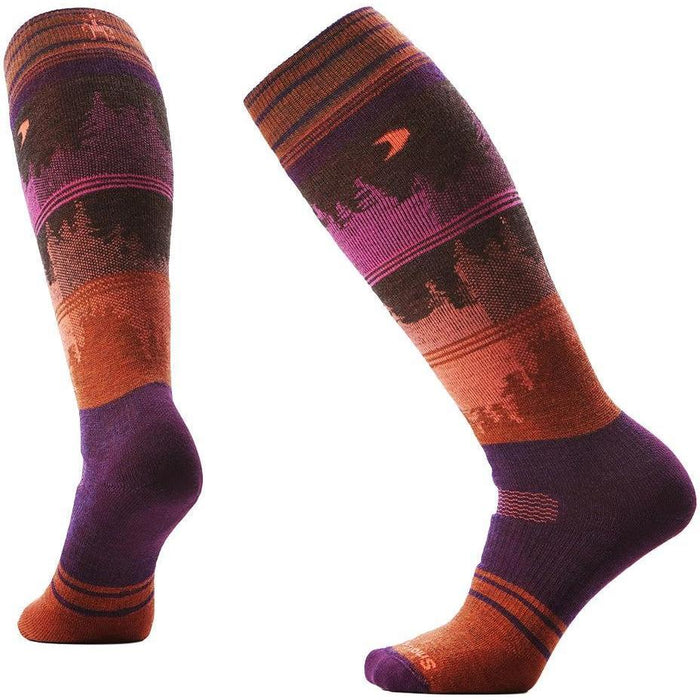 SMARTWOOL Women's Snowboard Twilight Vista Over The Calf Full Cushion Socks