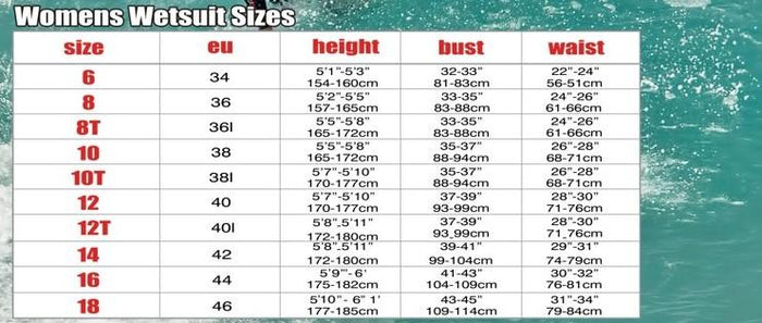 Sola Women's H2O 3/2mm GBS Front Zip Full Wetsuit - Paradise/ Black - A1703