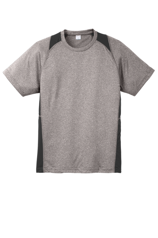 Sport-Tek ST361 Heather Colorblock Contender™ Tee