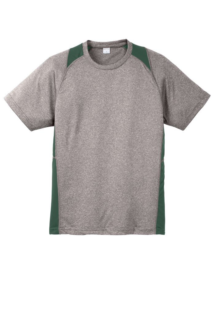Sport-Tek ST361 Heather Colorblock Contender™ Tee