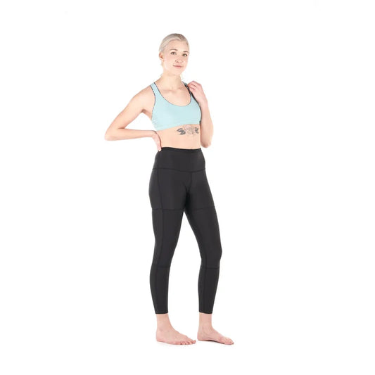 Storm Neoprene Leggings — Obsidian
