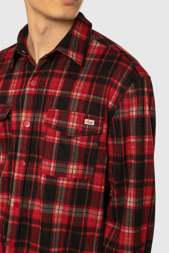 Stretch Flannel Button Ups - Back