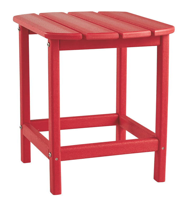 Sundown Treasure P013-703 Red Rectangular End Table