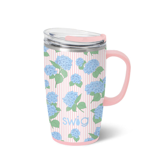 Swig Travel Mug Hydrangeas