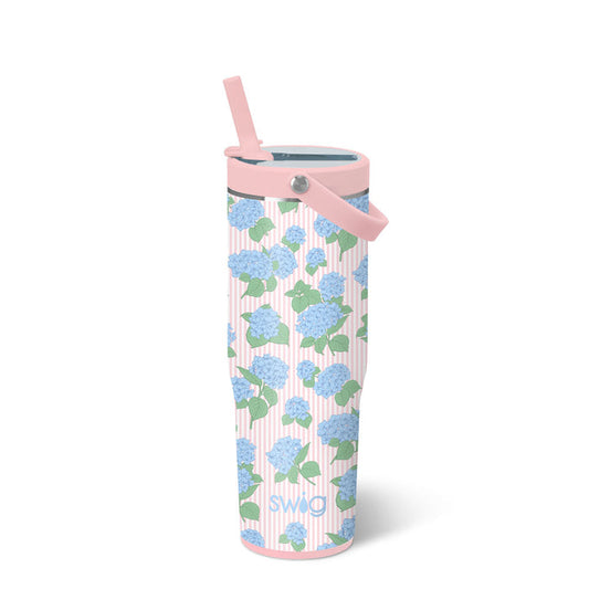 Swig Tumbler To-Go Hydrangeas Leakproof 30OZ
