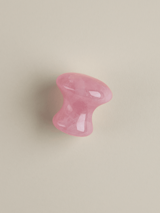 Rose Quartz De-Puffing Eye Massage Tool