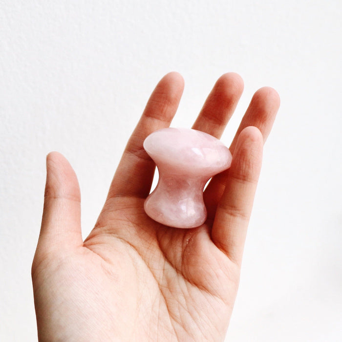 The De-Puffing Rose Quartz Eye Massage Tool
