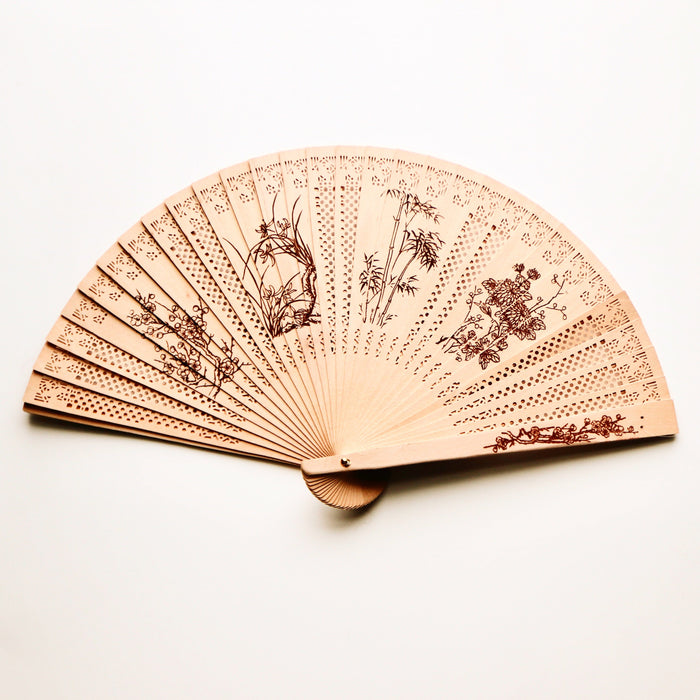 The Painted Wooden Fan