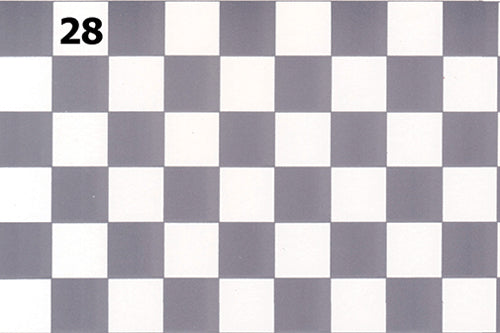 Tile Floor: Pewter & White, 1/2 In Squares (WN28)
