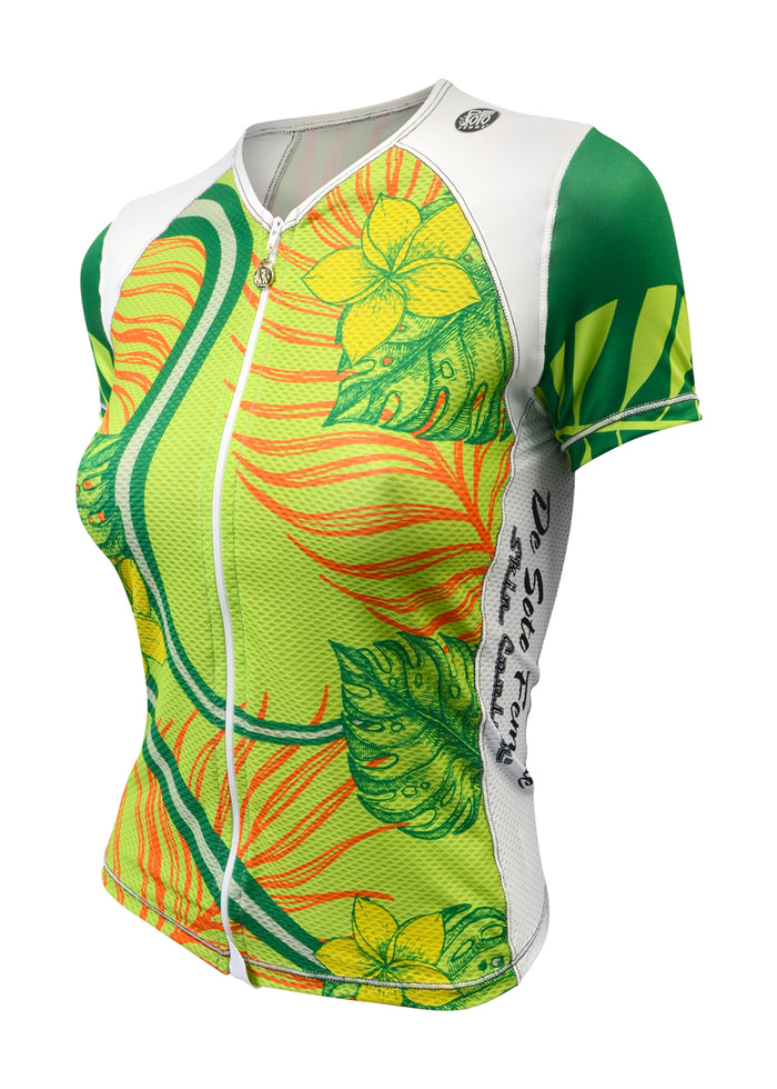 Top con cremallera completa y enfriador de piel para mujer - Oferta