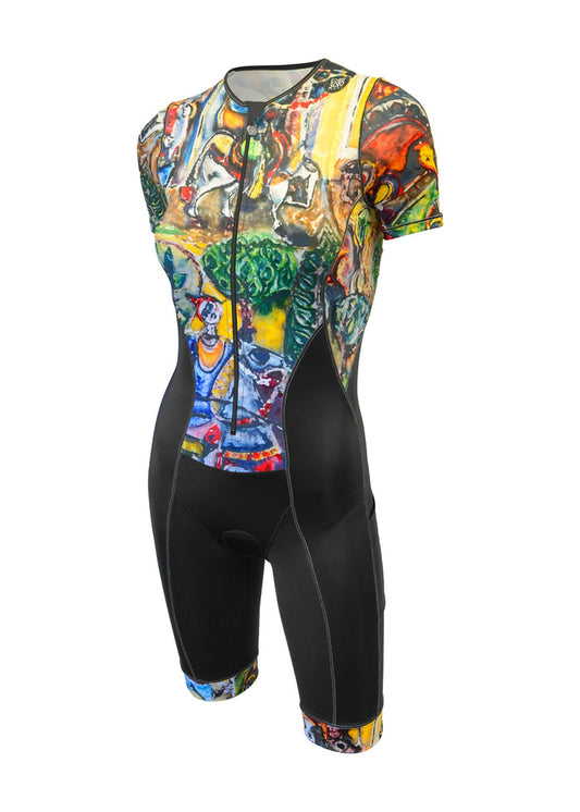 Traje de triatlón Forza para mujer (manga corta)