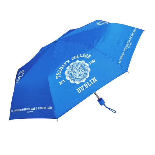 Trinity College Dublin Crest Umbrella Blue