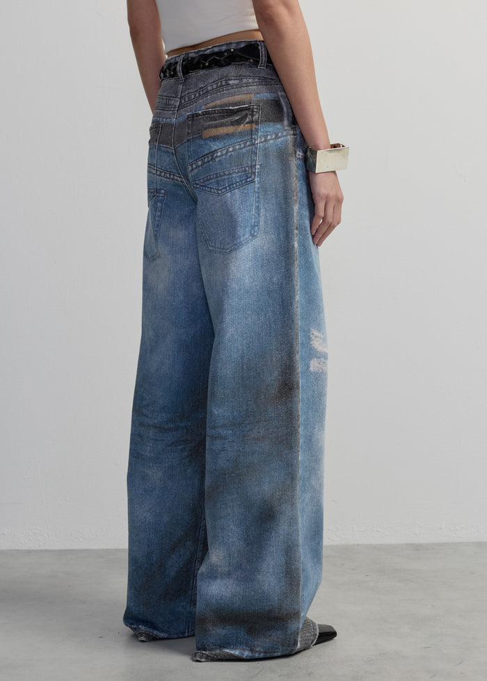 TROMPE L'OEIL BAGGY JEANS