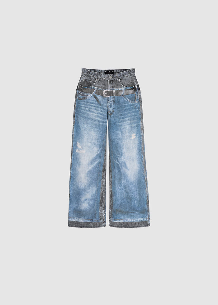 TROMPE L'OEIL BAGGY JEANS