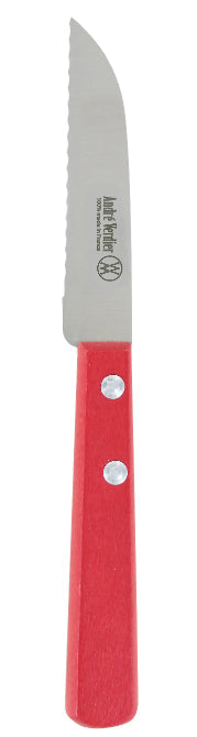 Verdier Serrated Paring Knife Red
