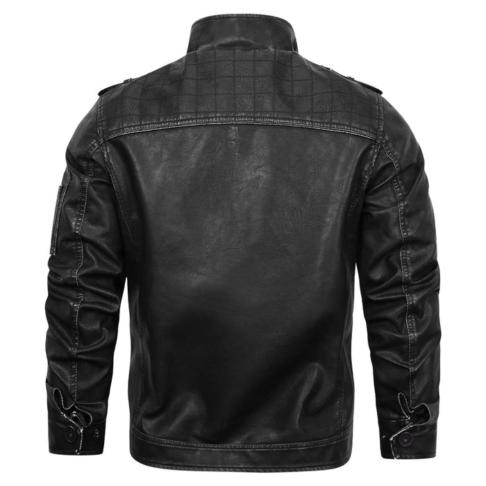 Veste en Simili Cuir Engine