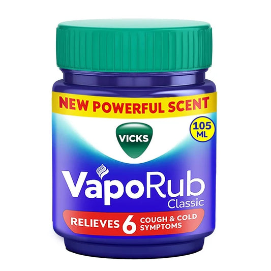 Vicks VapoRub Cough and Cold Relief Ointment, 105ml (Pack of 9) – Bulk Value Pack