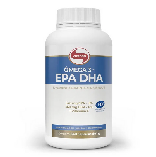VITAFOR | Ômega 3 EPA DHA (240 Cápsulas)