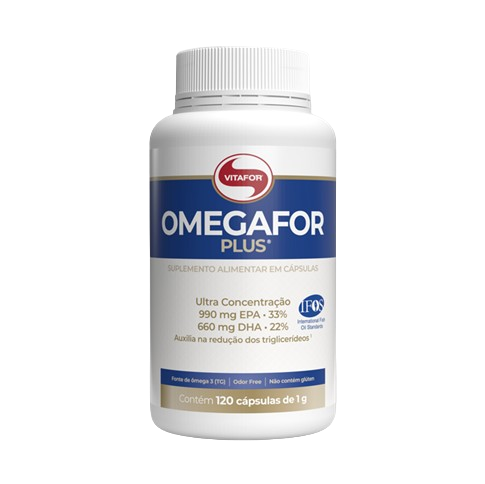 VITAFOR | Ômega 3 Omegafor Plus (120 cápsulas)