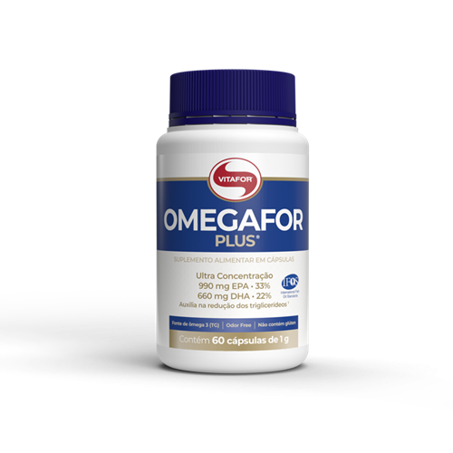 VITAFOR | Ômega 3 Omegafor Plus (60 cápsulas)